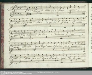 Recitativo: Non più silenzio o muse