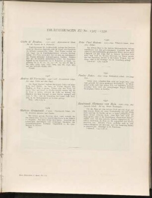 Erläuterungen zu Nr. 1327 - 1332:
