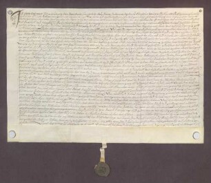Hans Hauert, Sohn des Peter Hauert, Einwohner zu Odenheim, und seine Ehefrau Appolonia verschreiben dem Ritterstift eine jährliche Gült von 1 Gulden aus 20 Gulden Kapital.