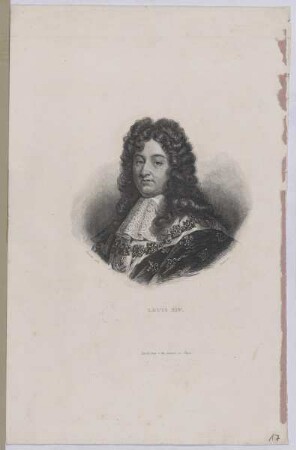 Bildnis des Louis XIV., König von Frankreich