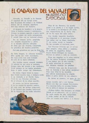 El cadáver del salvaje