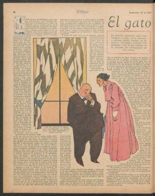 El gato azul : Cuento