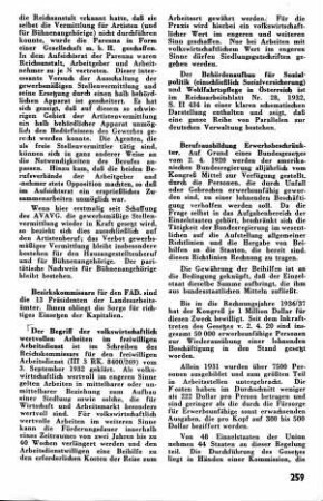 Bezirkskommissare [Arbeitsfürsorge]