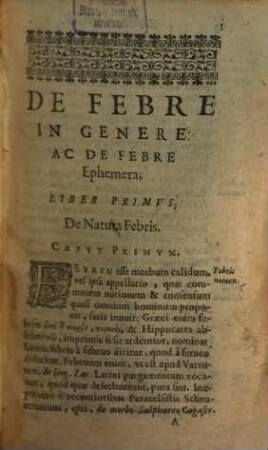 De febribus libri quatuor