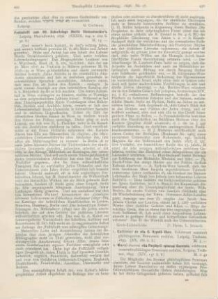450-452 [Rezension] Callinici, De vita S. Hypatii liber