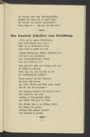 Der Landrat Schröder von Berleburg