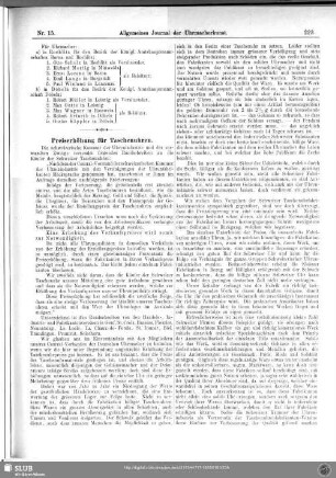 Preiserhöhungen für Taschenuhren