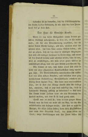 Das Haus für Gemüths-Kranke.