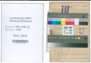 Entnazifizierung Jakob Blum , geb. 04.07.1904 (Angestellter)