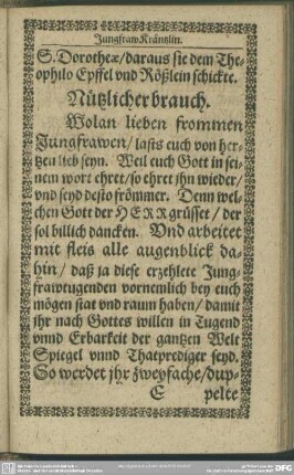 Nützlicher brauch