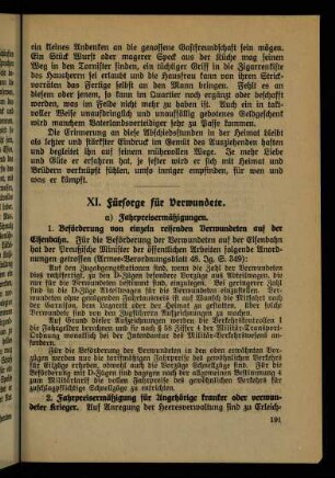 191-199, XI. Fürsorge für Verwundete