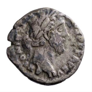 Münze, Denar, 153 - 154 n. Chr.