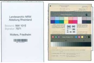 Entnazifizierung Friedhelm Wolters , geb. 27.01.1865 (Buchdrucker)