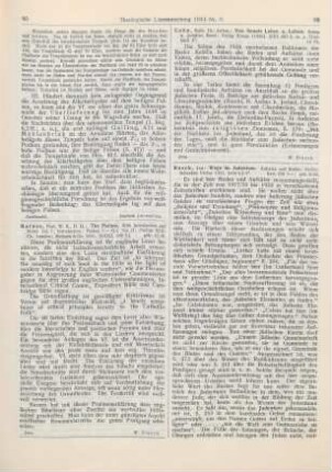 85 [Rezension] Barnes, William Emery, The psalms with introduction and notes