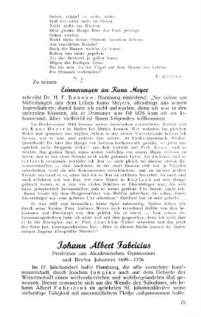 Johann Albert Fabricius