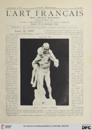 No. 60 (16 Juin 1888) – No. 69 (18 Août 1888)