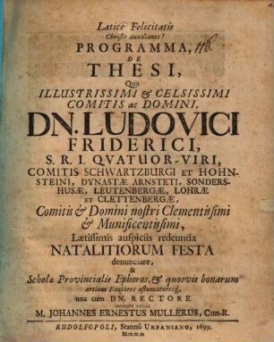 Programma de Thesi