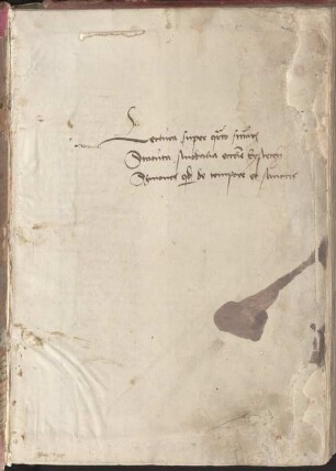 Lectura super quatuor statuta synodalia Ecclesiae Eystetensis ad annum 1208 pertinentia - Provinzialbibliothek Amberg 2 Ms. 37