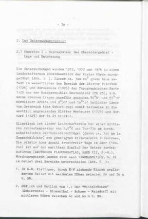 2. Das Untersuchungsgebiet