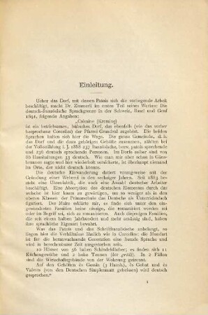 Das Patois von Crémine