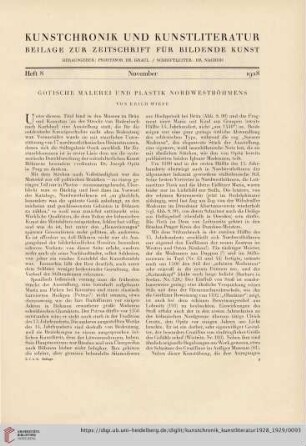 Heft 8 (November 1928)