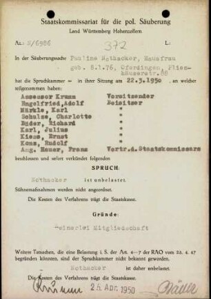 Nothacker, Pauline