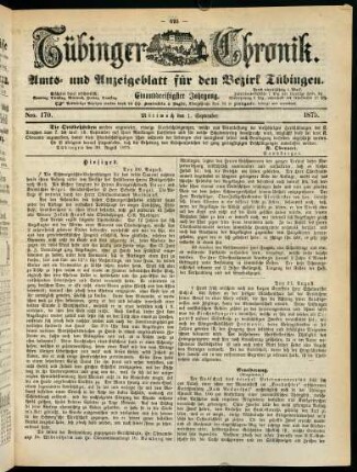 695-714, 1. September (Nro. 170) - 7. September (Nro. 174)