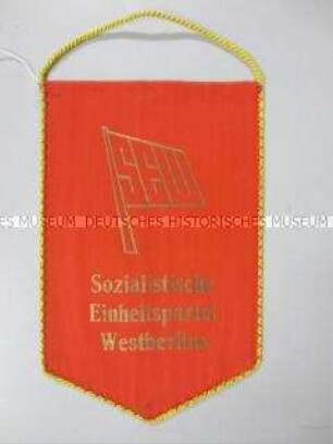 Wimpel der Sozialistischen Einheitspartei Westberlins