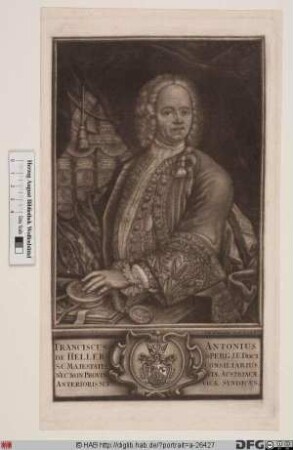 Bildnis Franz Anton Heller (1728 von Hellersperg)