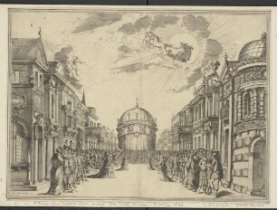 Bühnenbild "Vesta-Tempel" (Burnacini, Küsel, 1674)
