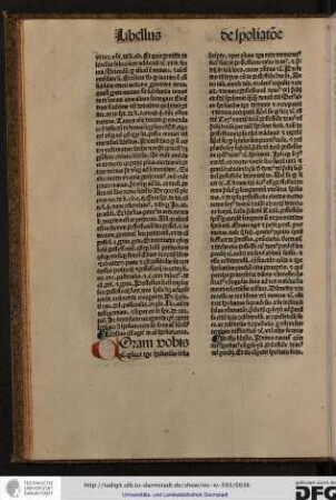 Libellus quando agitur in causa spoliationis.