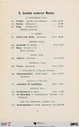 Gemälde moderner Meister (Nr. 118-275)