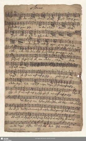 Stimmensatz [Schreiber: Opitz, J. S.]