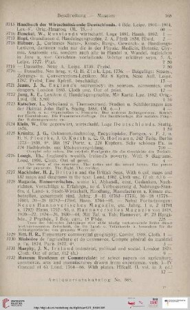 VIII. Wirtschafts- und Verkehrsgeographie (Nr. 3676 - 3840)