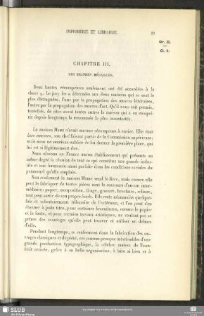Chapitre III. Les Grandes Médailles
