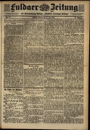 Ausgabe vom Montag, den 16. Juli 1900.