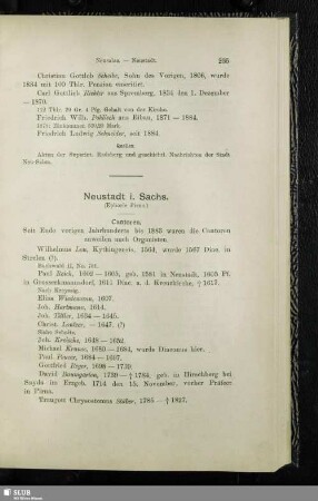 Neustadt i. Sachsen (Ephorie Pirna)