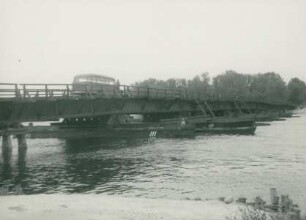 Brückenbau über den Njemen bei Kowno, Sowjetunion, 1941