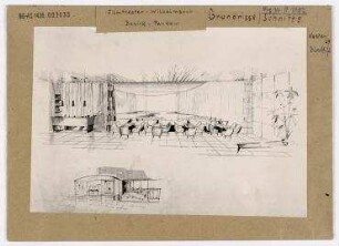 Planrepro: Schaubilder des Filmtheater Wilhelmsruh. Berlin, Pankow, Schillerstraße/Hauptstraße