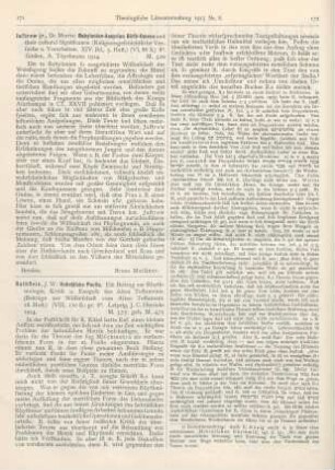 171 [Rezension] Jastrow jr., Morris, Babylonian-Assyrian Birth-Omens and their cultural Significance