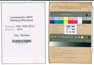 Entnazifizierung Richard Volz , geb. 10.08.1895 (Studienrat)