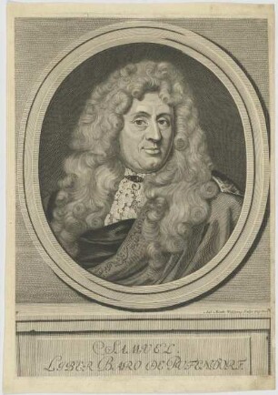 Bildnis des Samuel Liber Baro de Pufendorf