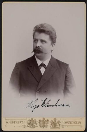 Porträt Hugo Wünschmann (1859-1908; Hornist)