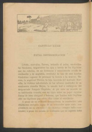 Capítulo XXXII - Fatal determinación