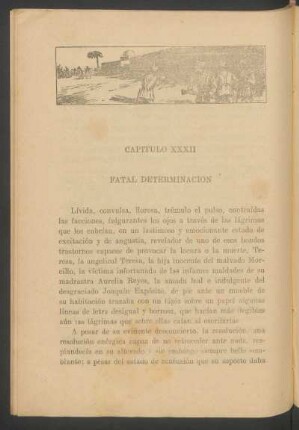 Capítulo XXXII - Fatal determinación