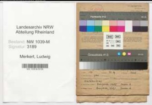 Entnazifizierung Ludwig Merkert , geb. 09.05.1920 (Arbeiter)