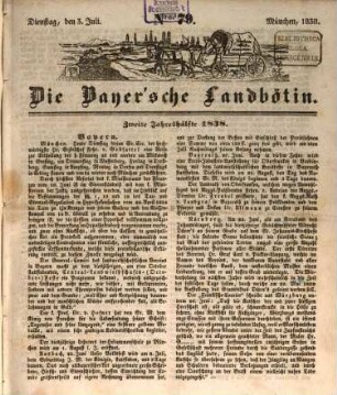 Bayerische Landbötin. 1838, 2
