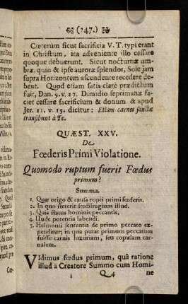 247-269, Quaest. XXV.