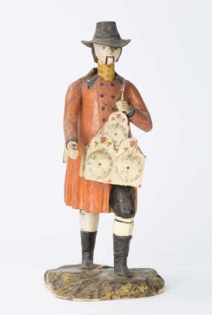 Uhrenträger-Figur, Schwarzwald 1820-1840