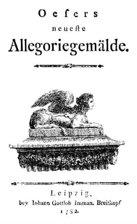 Oesers neueste Allegoriegemälde